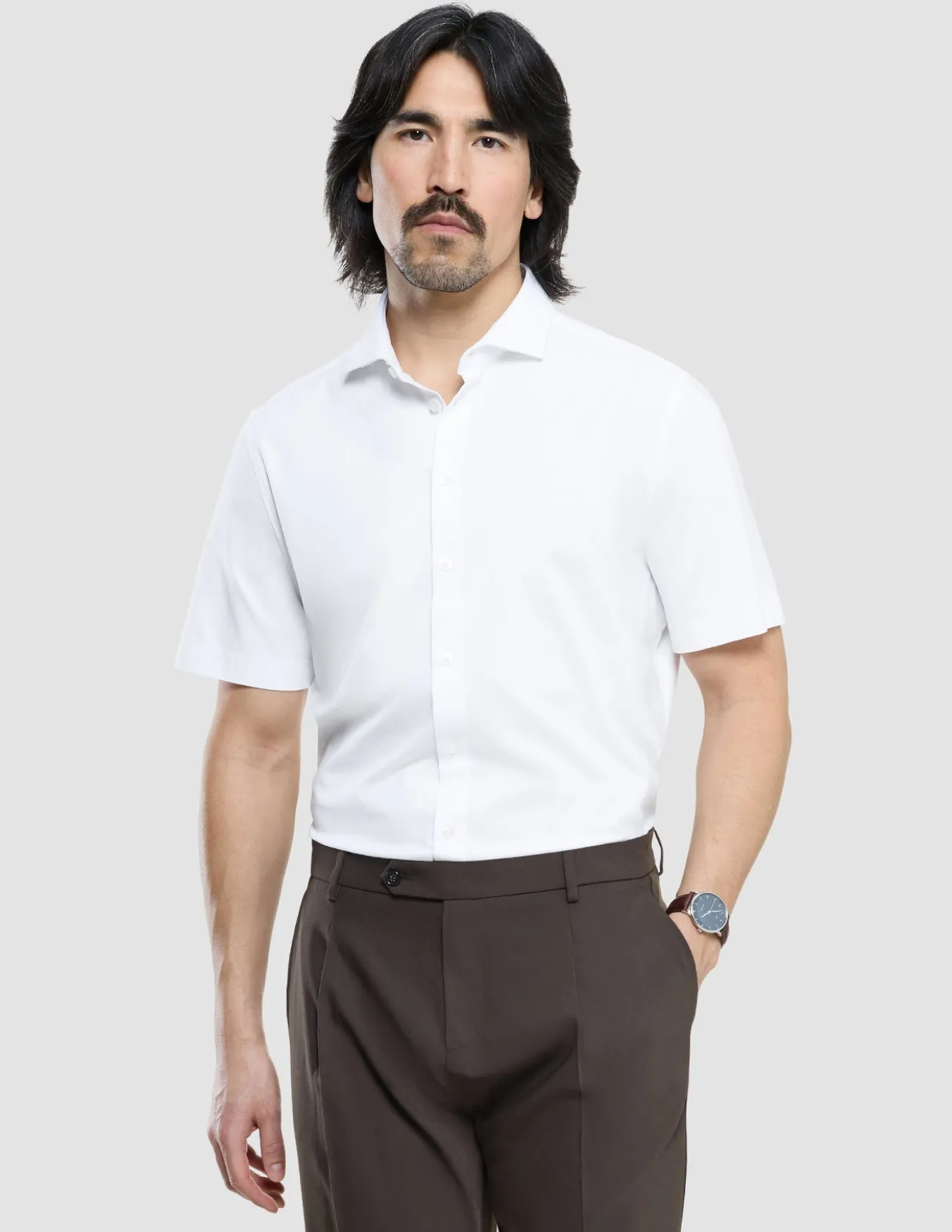 Classic Short Sleeve Shirt White