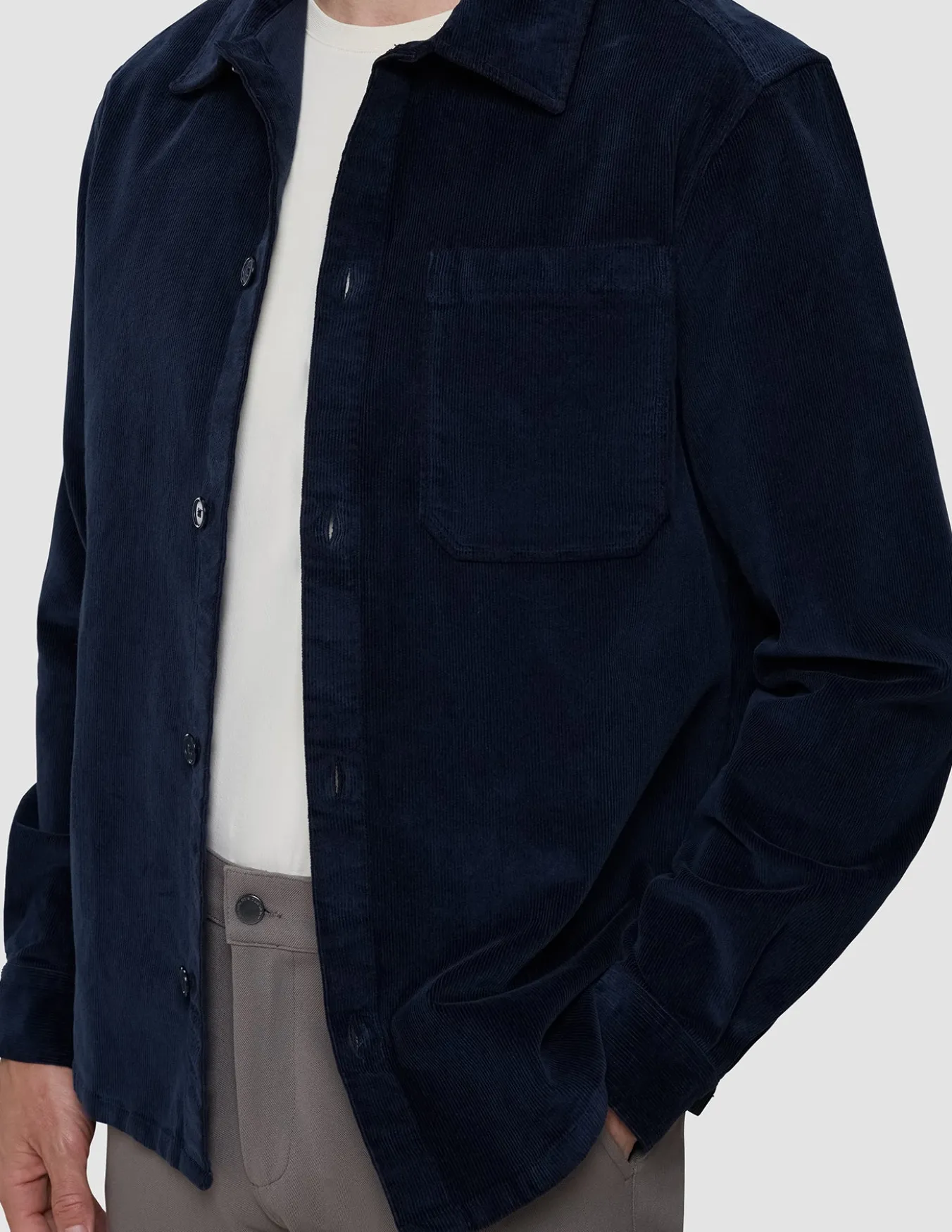 Corduroy Overshirt Dark Navy