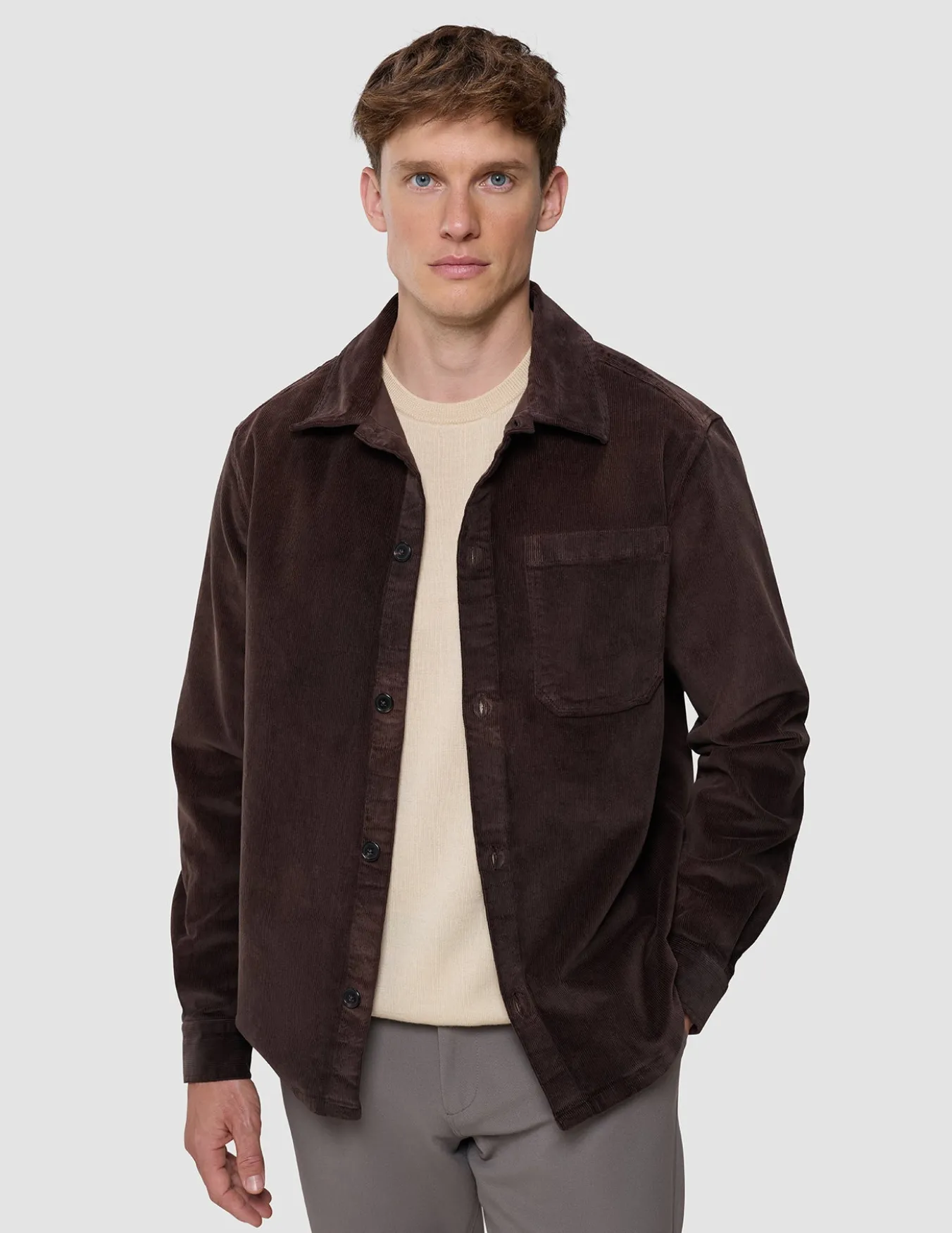 Corduroy Overshirt Espresso