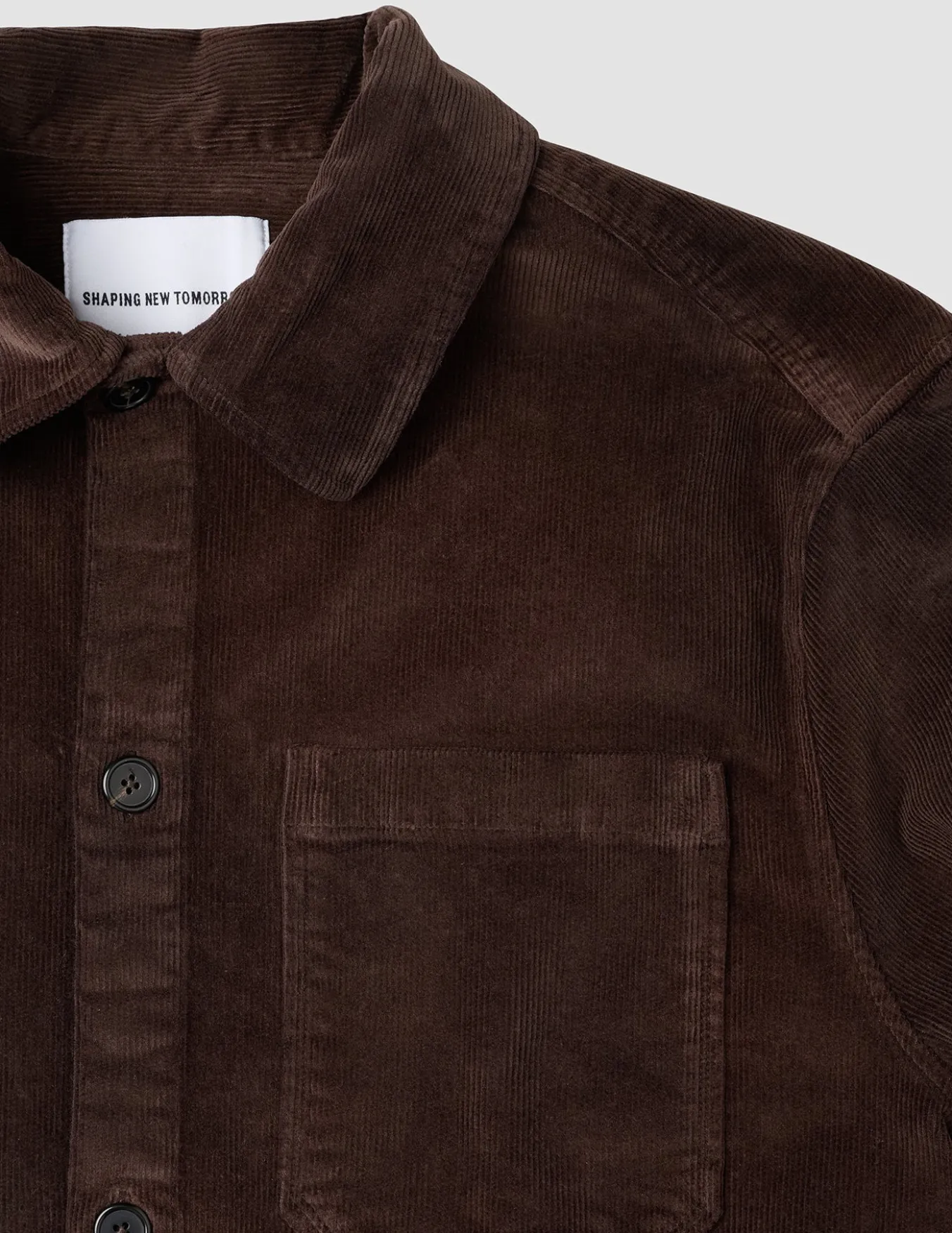 Corduroy Overshirt Espresso