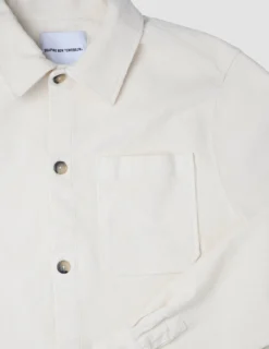 Corduroy Overshirt Off White