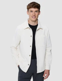Corduroy Overshirt Off White