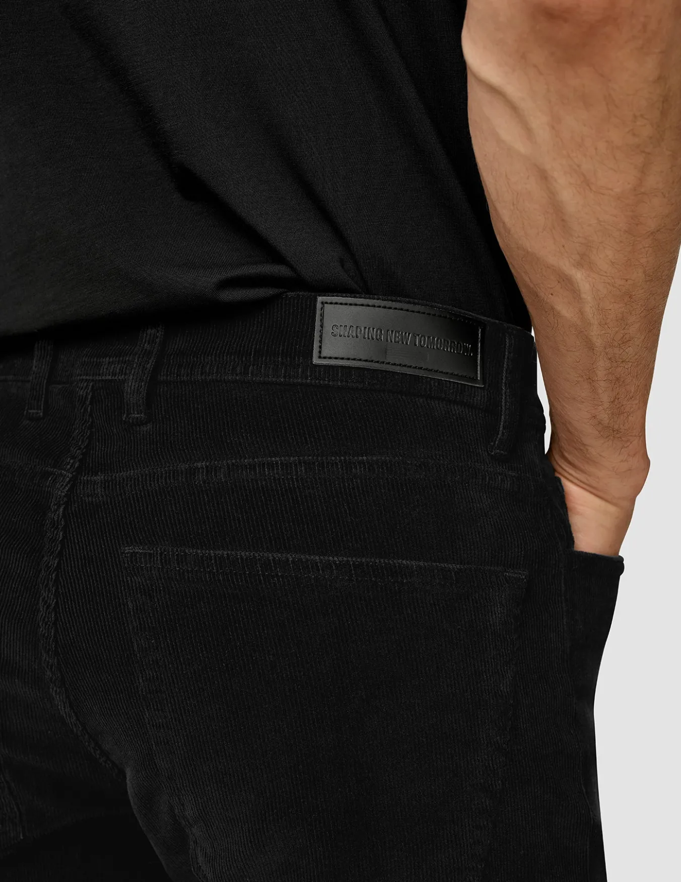 Corduroy Pants Black