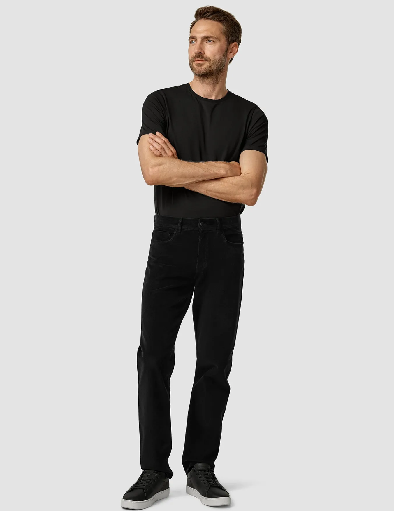 Corduroy Pants Black