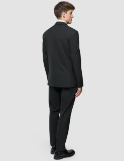 Double Breasted Essential Blazer Black