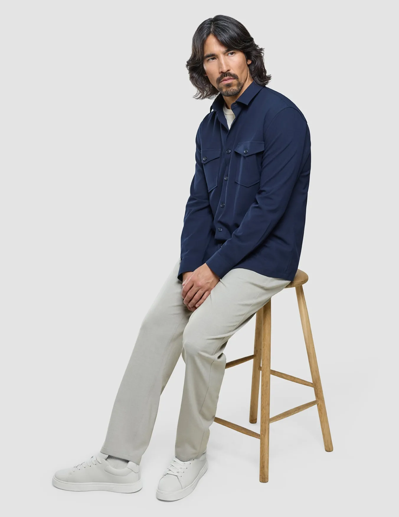 Ease Overshirt Blue Nights