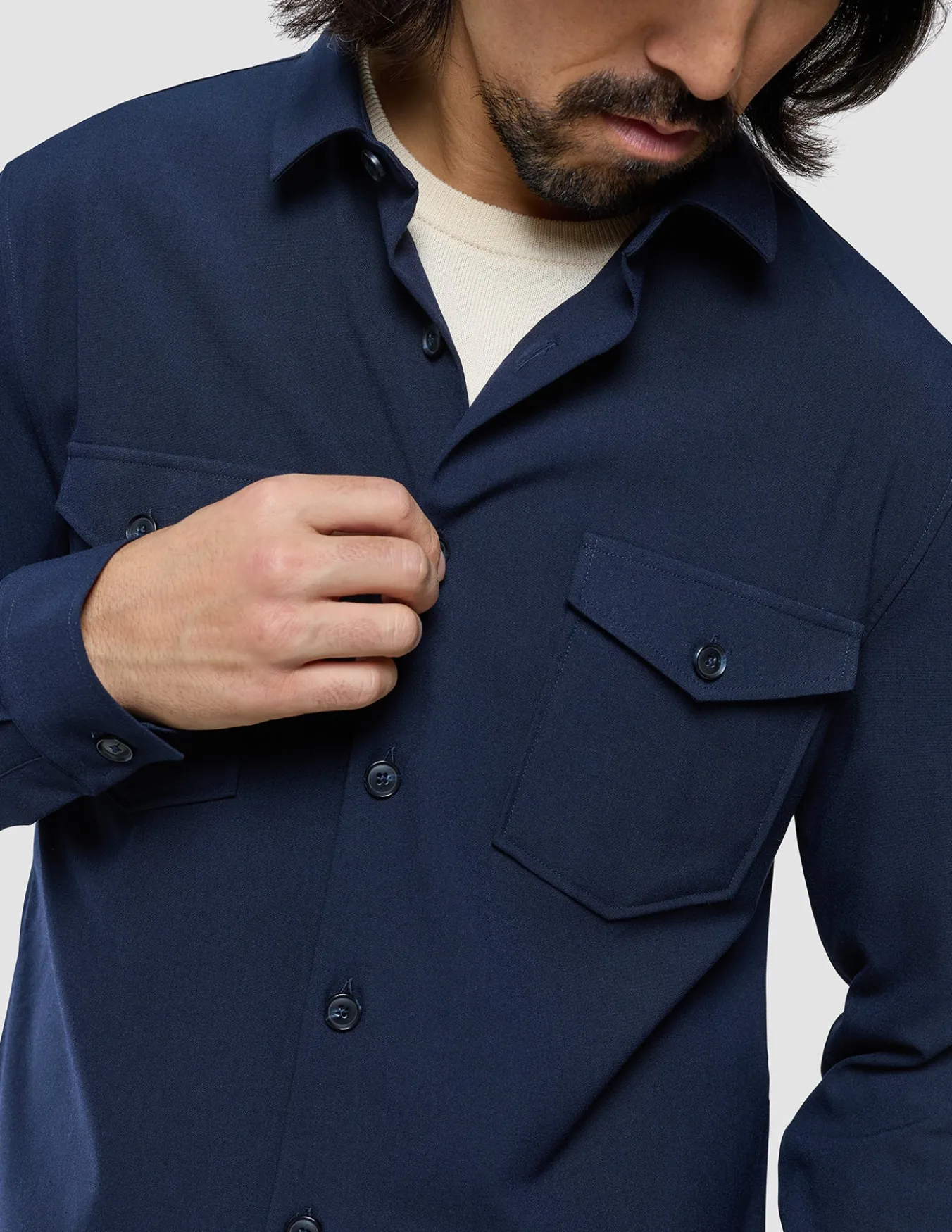 Ease Overshirt Blue Nights