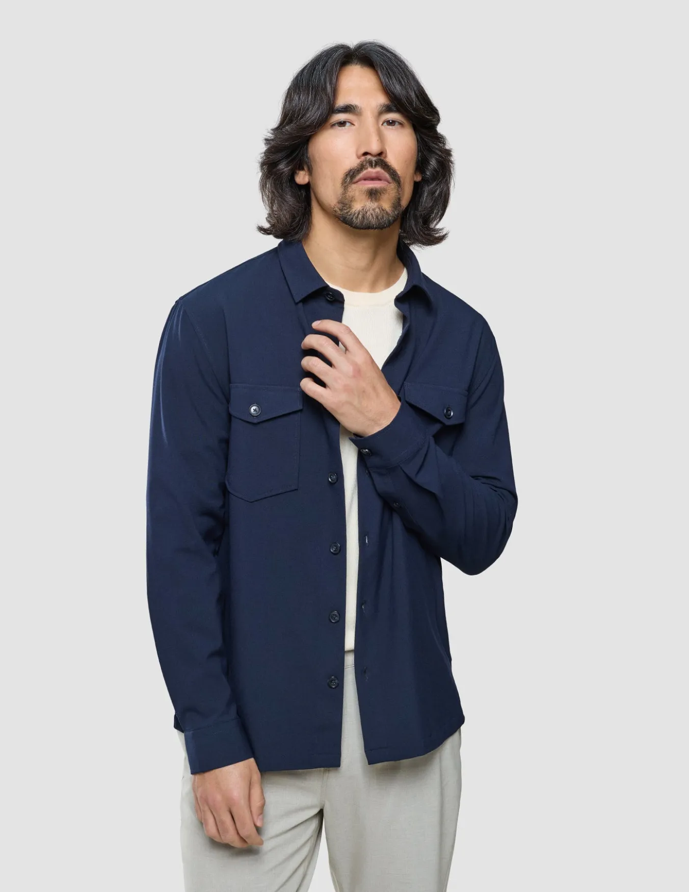Ease Overshirt Blue Nights