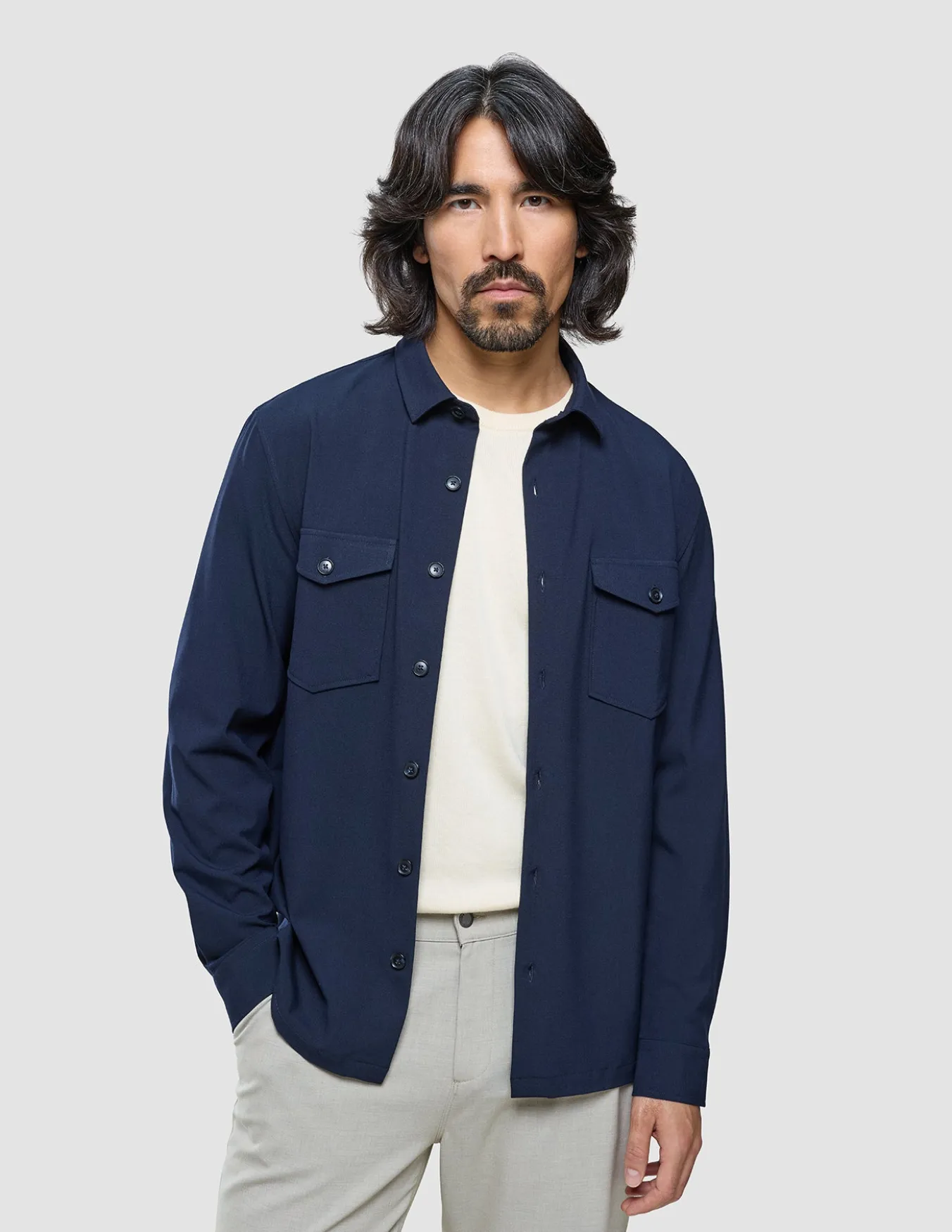 Ease Overshirt Blue Nights