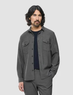 Ease Overshirt Dark Grey