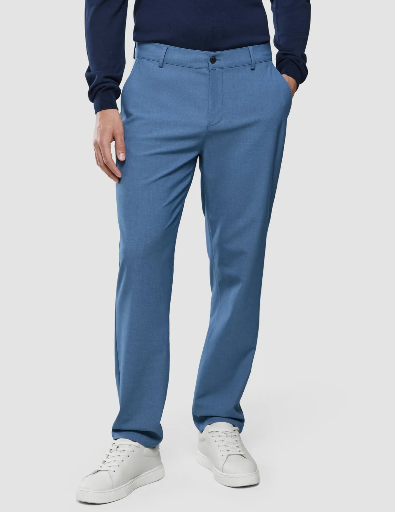 Ease Pants Regular Blue Mirage