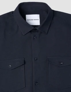 Effortless Overshirt Dark Navy