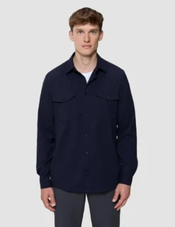 Effortless Overshirt Dark Navy