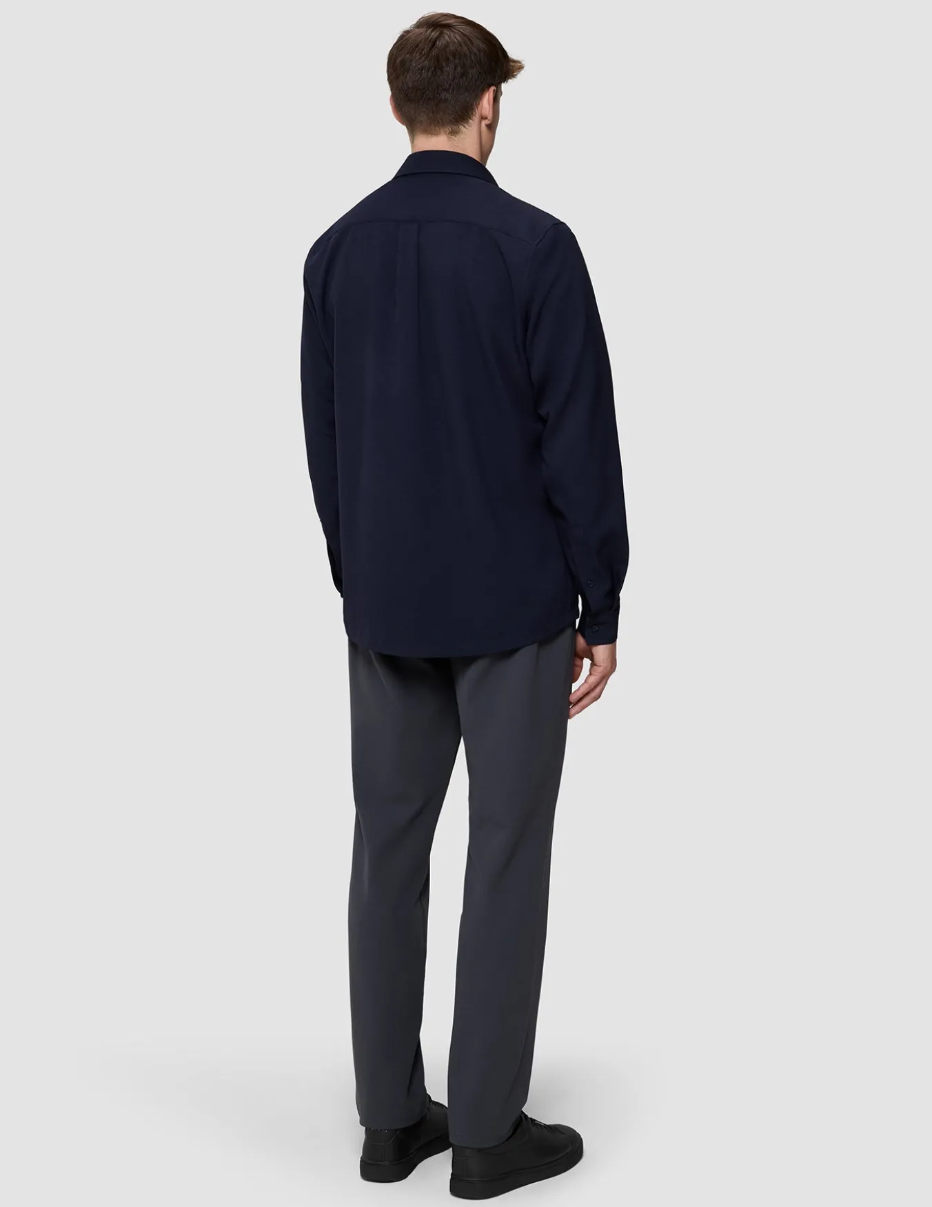 Effortless Overshirt Dark Navy