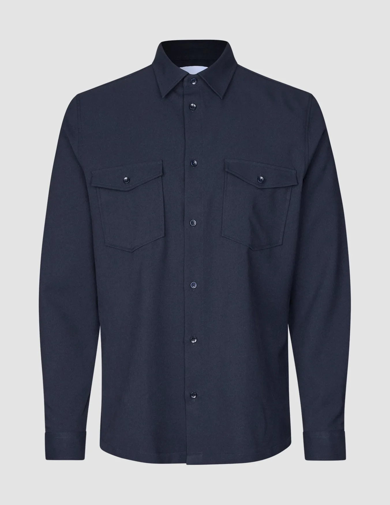 Effortless Overshirt Dark Navy