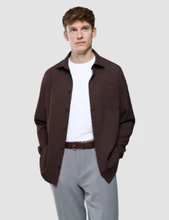 Effortless Shirt Dark Brown