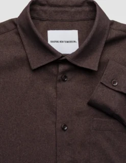 Effortless Shirt Dark Brown