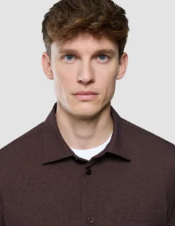 Effortless Shirt Dark Brown