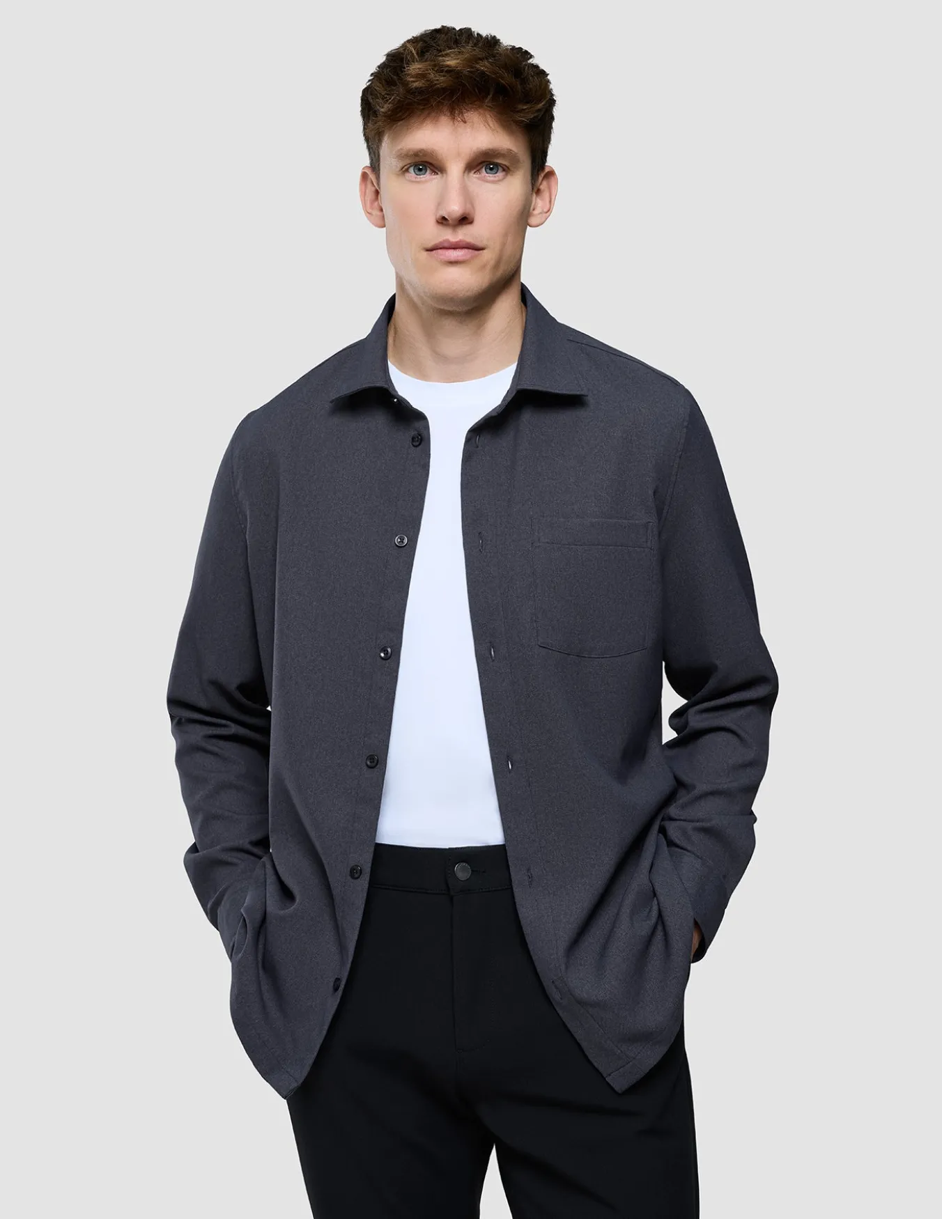 Effortless Shirt Dark Grey