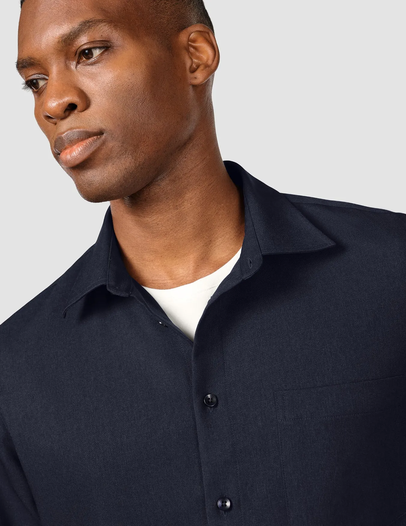 Effortless Shirt Dark Navy