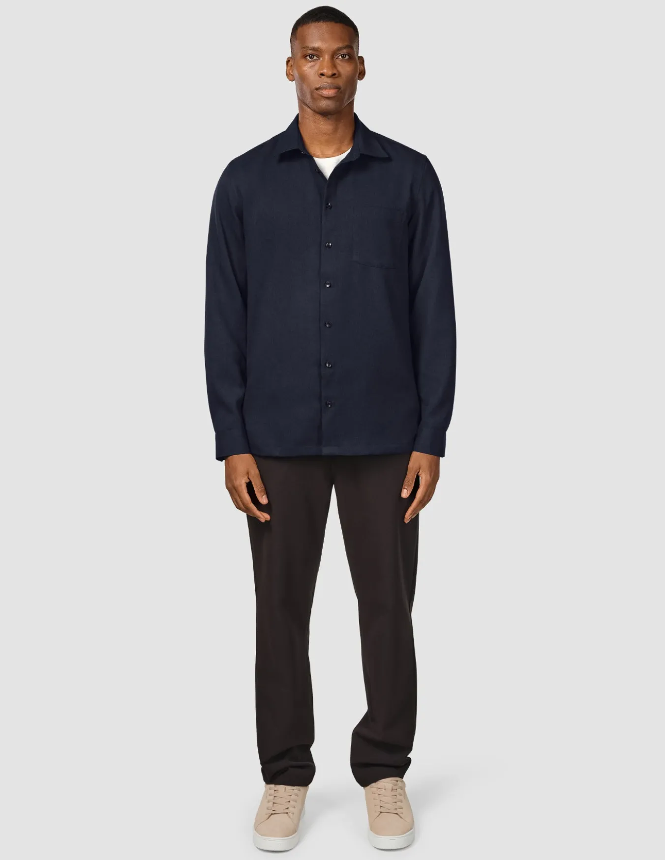 Effortless Shirt Dark Navy