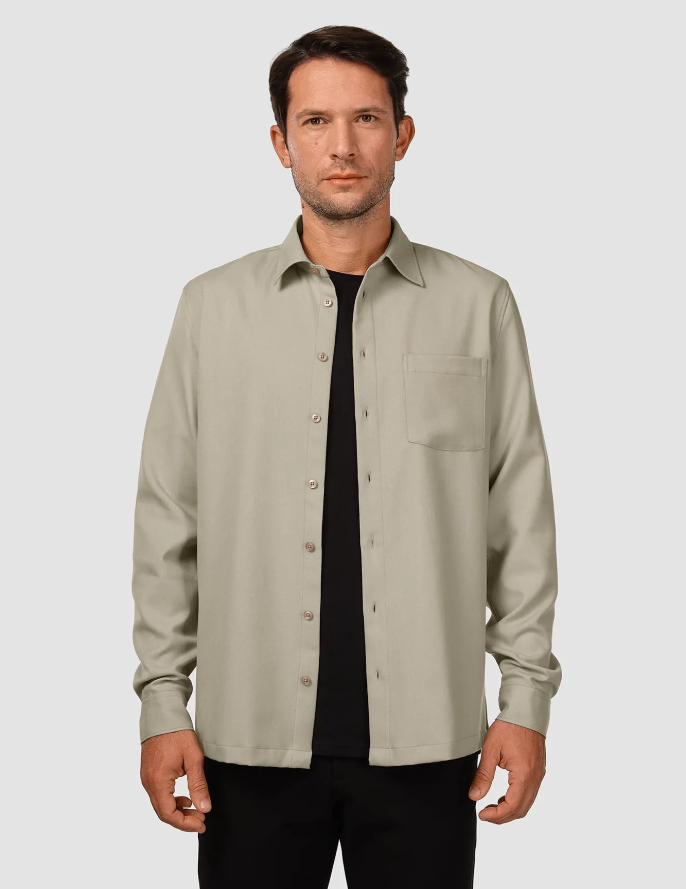 Effortless Shirt Stone Beige
