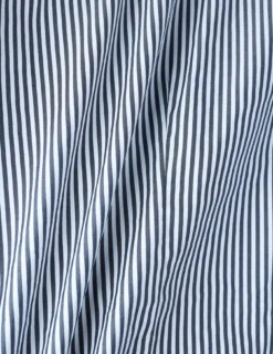 Elevated Shirt Navy Stripe Thin Slim