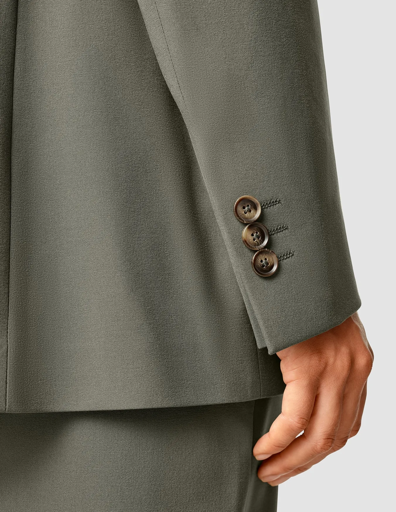 Essential Blazer Dark Olive