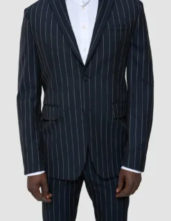 Essential Blazer Navy Stripes Regular