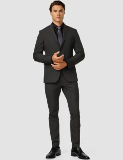 Essential Blazer Regular Asphalt Pinstripe