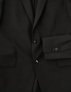 Essential Blazer Regular Black Check