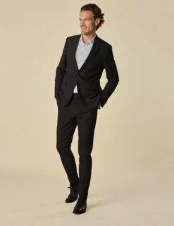 Essential Blazer Regular Black Check