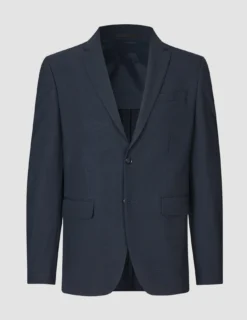 Essential Blazer Regular Dark Blue Check
