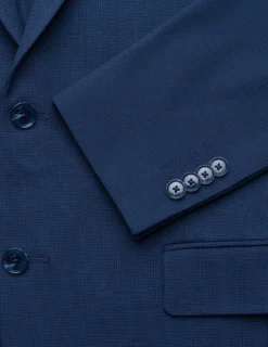Essential Blazer Regular Navy Checks