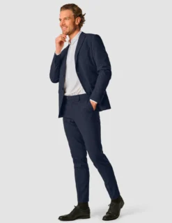 Essential Blazer Regular Navy Pinstripe