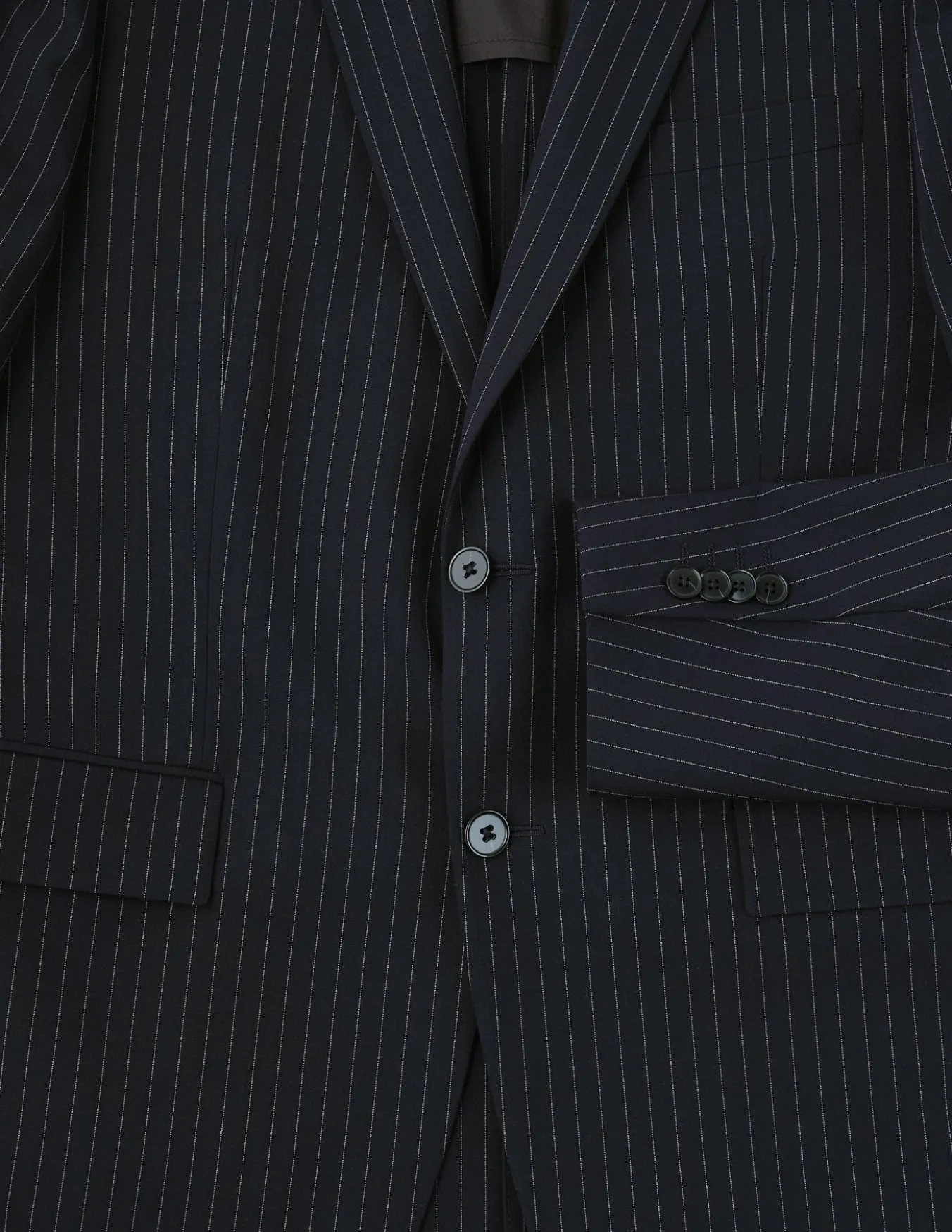 Essential Blazer Regular Navy Pinstripe