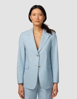 Essential Blazer Sky Blue Melange