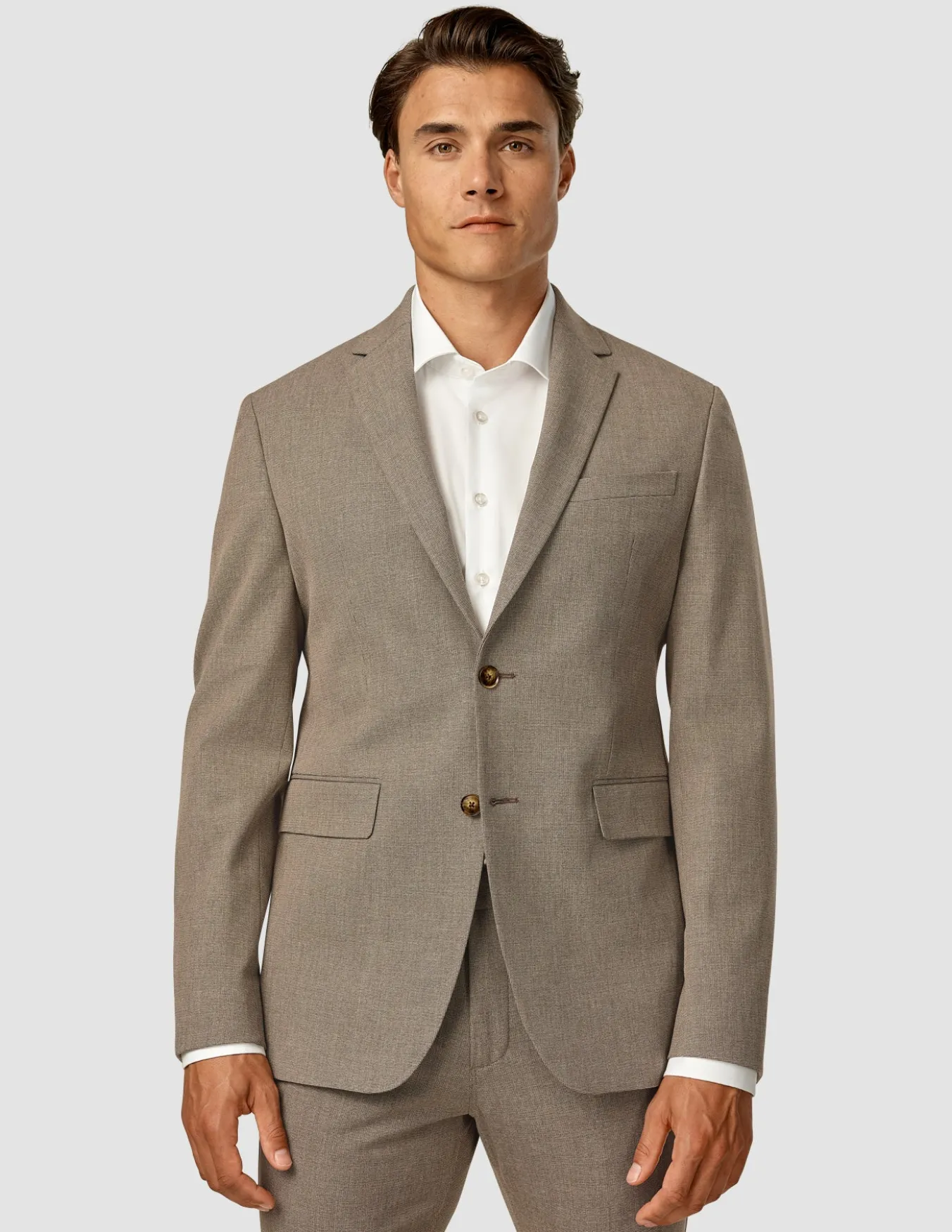 Essential Blazer Slim Almond