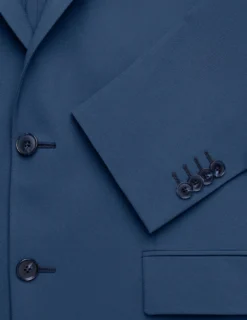 Essential Blazer Slim Marine Blue