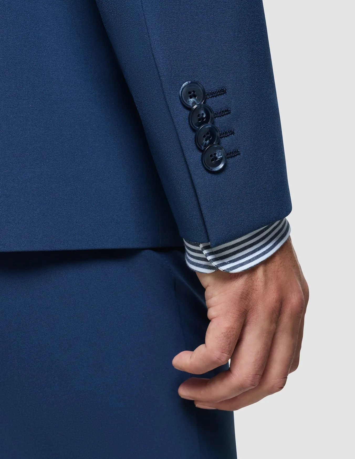 Essential Blazer Slim Marine Blue