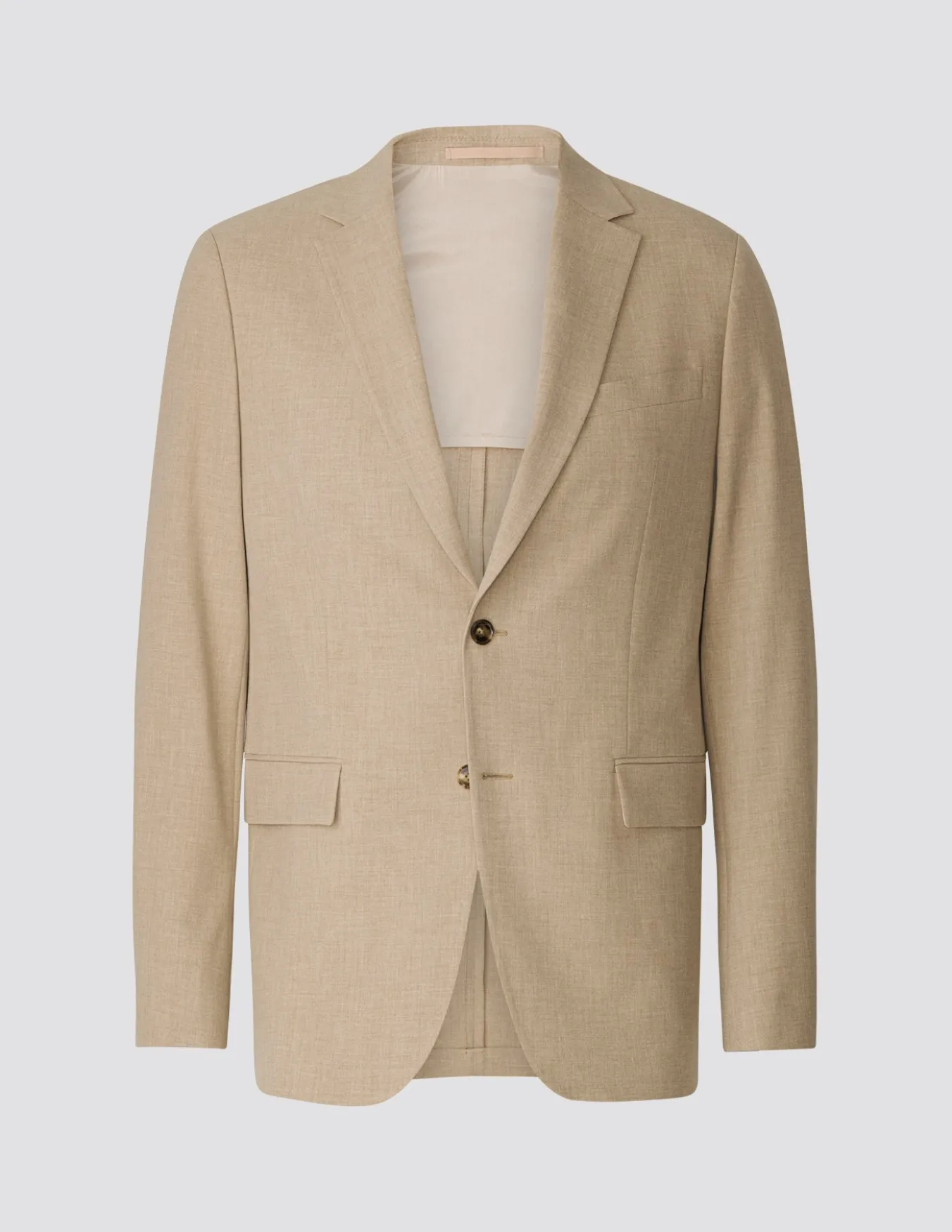 Essential Blazer Slim Sand Grain