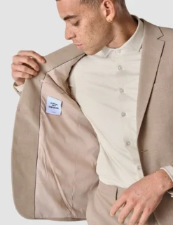Essential Blazer Slim Sand Grain