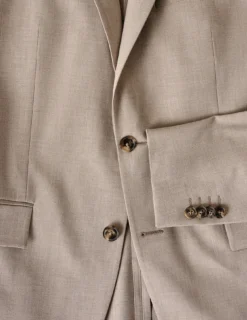 Essential Blazer Slim Sand Grain