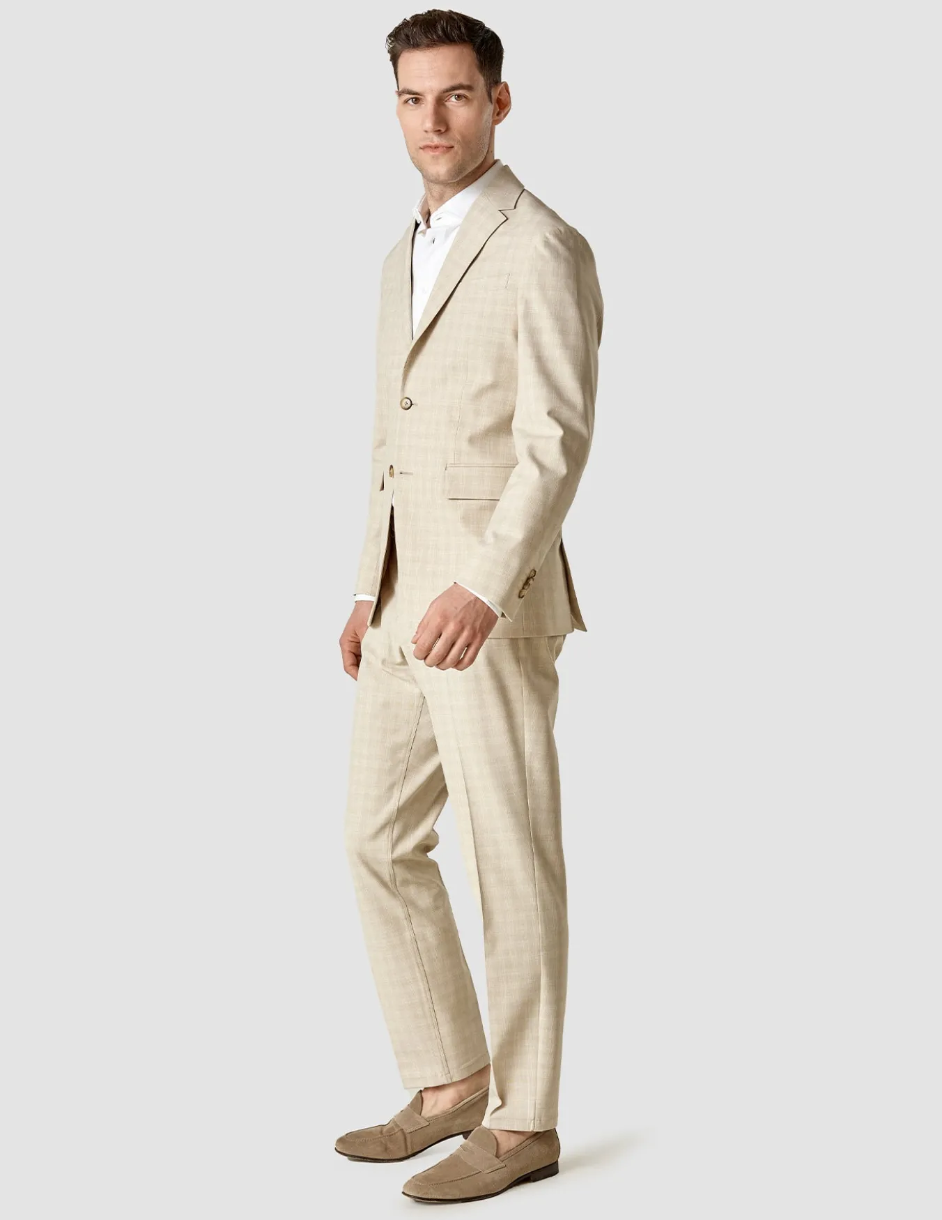 Essential Easy Blazer Regular Warm Sand