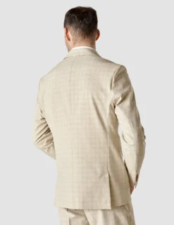Essential Easy Blazer Slim Warm Sand