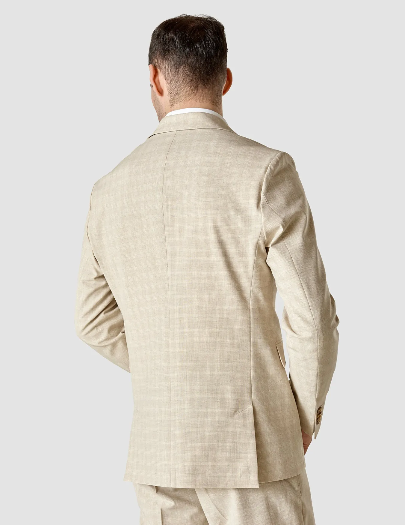 Essential Easy Blazer Slim Warm Sand
