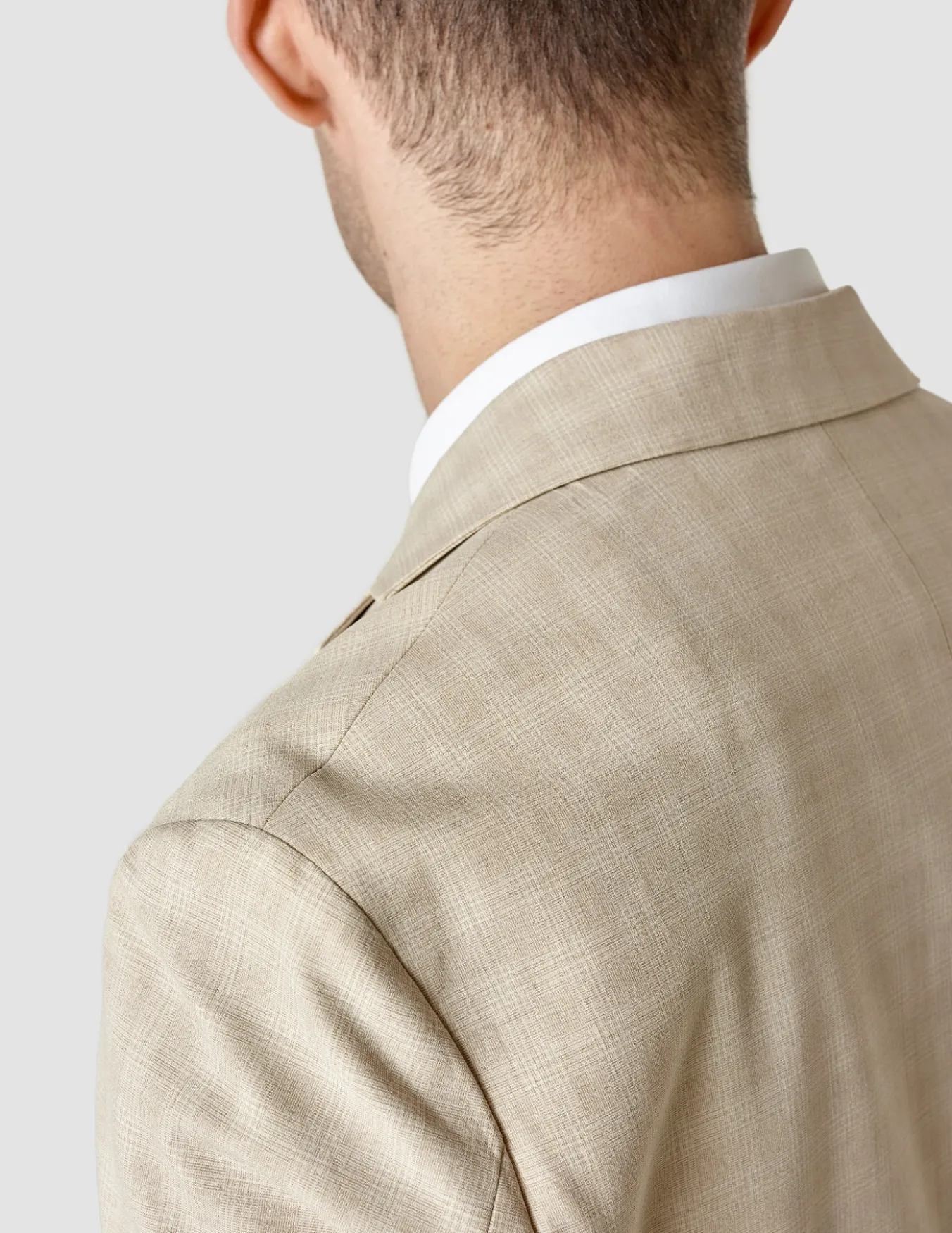Essential Easy Blazer Slim Warm Sand