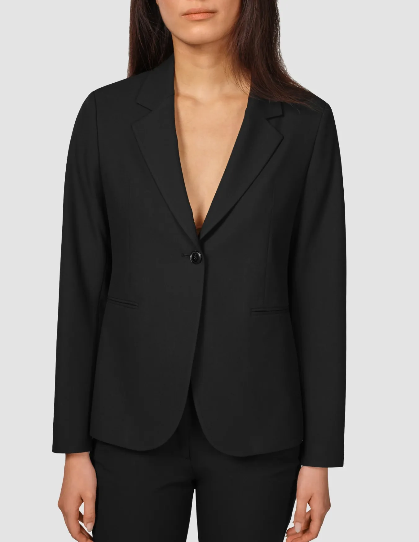 Essential Fitted Blazer Black