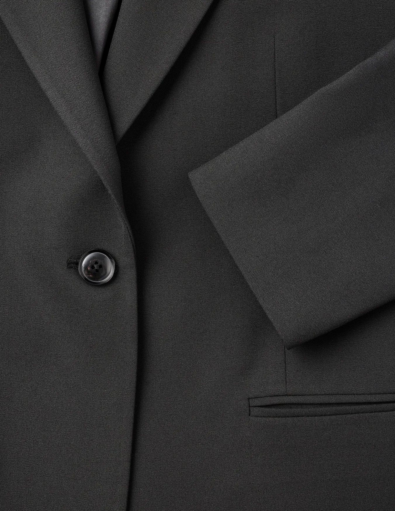 Essential Fitted Blazer Black