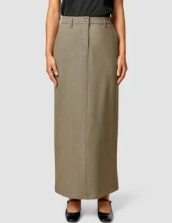 Essential Maxi Skirt Latte